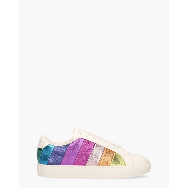 Kurt Geiger Lane Stripe Sneaker Wit/Multicolor Wit