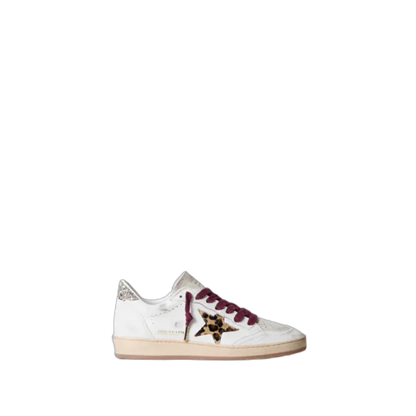 Golden Goose Golden Goose Ballstar Nappa White/Grey/Horsy/Platinum