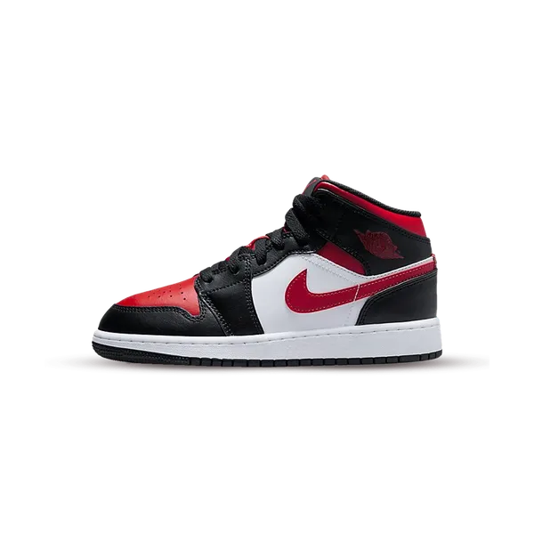 Nike Air Jordan 1 Mid Alternate Bred Toe