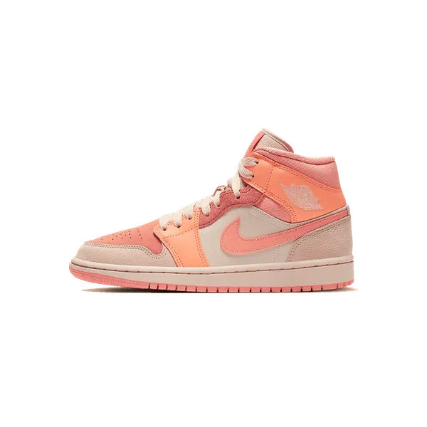 Nike Air Jordan 1 Mid Apricot Orange Terra Blush