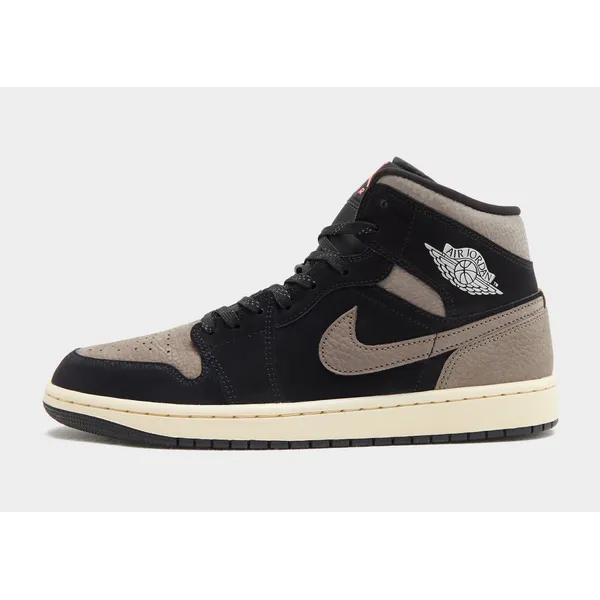 Jordan Air 1 Mid - Zwart- Heren, Zwart Zwart