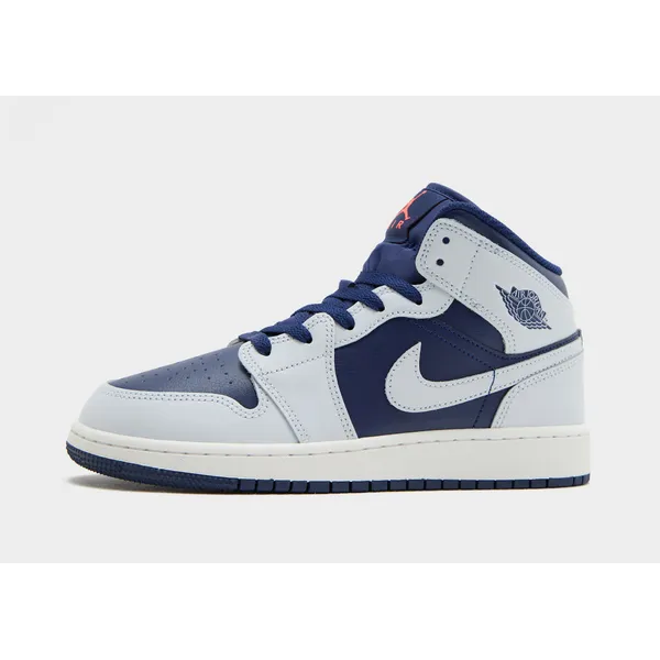 Jordan Air 1 Mid Junior - Blauw, Blauw Blauw