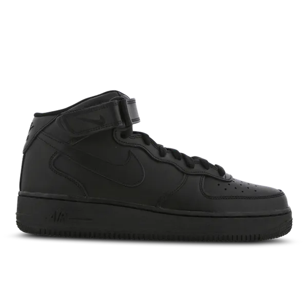 Nike Air Force Sneakers Heren - Zwart - Leer, Textil Black — vergelijk prijzen bij 1 winkel