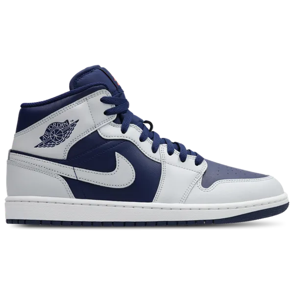 Jordan Aj1 Mid Blauw Leer, vergelijk prijzen bij 1 winkel