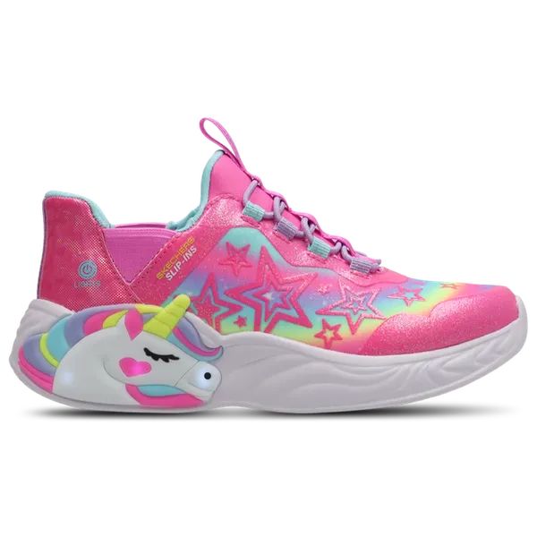 Skechers Slip-in Unicorn Peuterschoenen Blauw Plastic, vergelijk prijzen bij 1 winkel