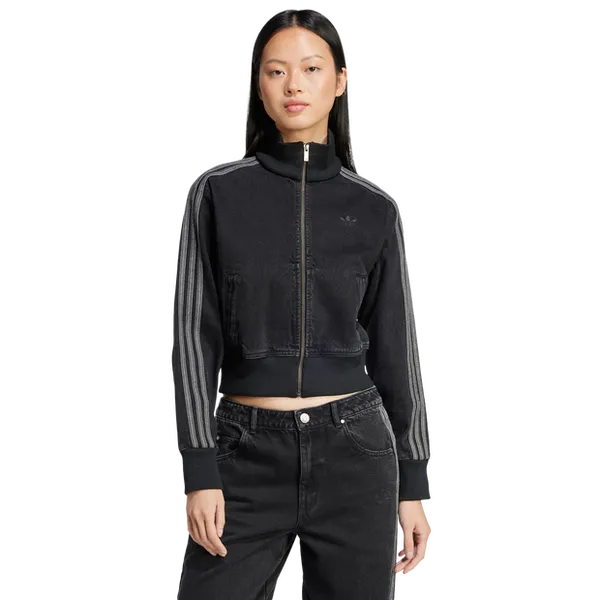 Adidas Adidas Adicolor Denim Trainingspakken Dames - Zwart - Katoen Jersey