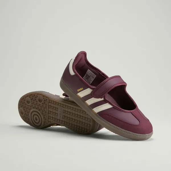 Adidas Samba OG Maroon / Cream White / Gold Metallic