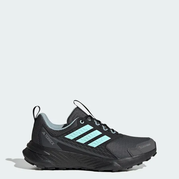 adidas Terrex Tracefinder 2 CLIMAPROOF Trailrunningschoenen Carbon / Semi Flash Aqua / Grey Six
