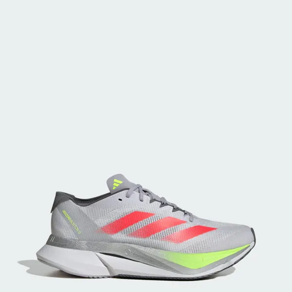 adidas Adizero Boston 12 Dash Grey/Lucid Red/Lucid Lemon, vergelijk prijzen bij 1 winkel