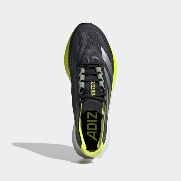 adidas Adizero Boston 12 Dash Grey/Lucid Red/Lucid Lemon, foto 2 van 4