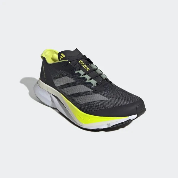 adidas Adizero Boston 12 Dash Grey/Lucid Red/Lucid Lemon, foto 4 van 4