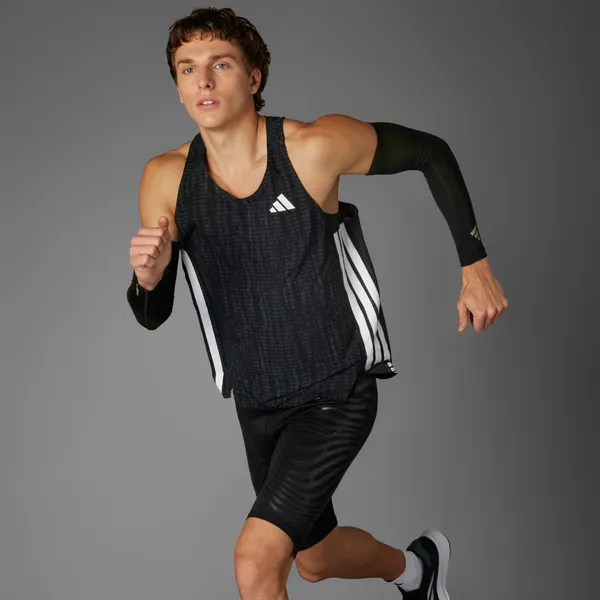 adidas Adizero Running Singlet Carbon / Black