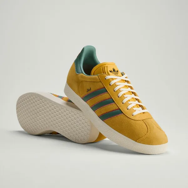 Adidas Gazelle Bold Gold / None / Pure Ruby