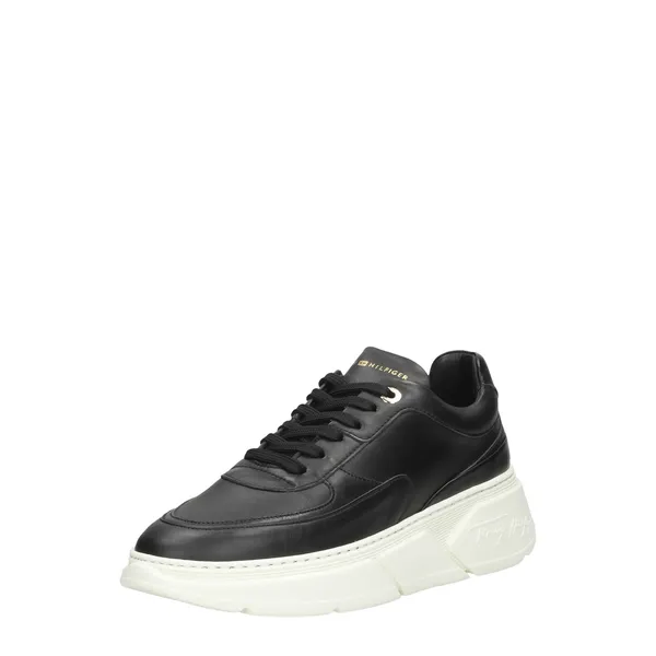 Tommy Hilfiger Chunky Leather Zwart, foto 2 van 4