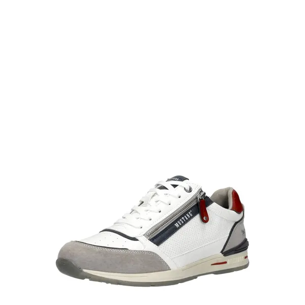 Mustang Lage Sneakers Wit, foto 2 van 4