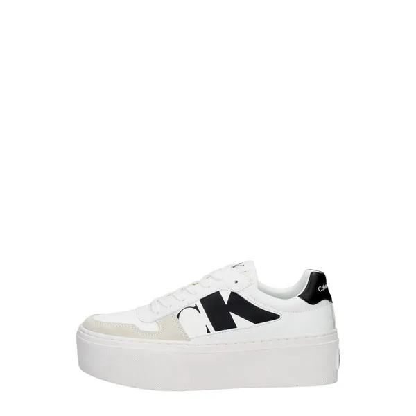 Calvin Klein Cupsole Flatform Mix Lth Wn Wit, vergelijk prijzen bij 1 winkel