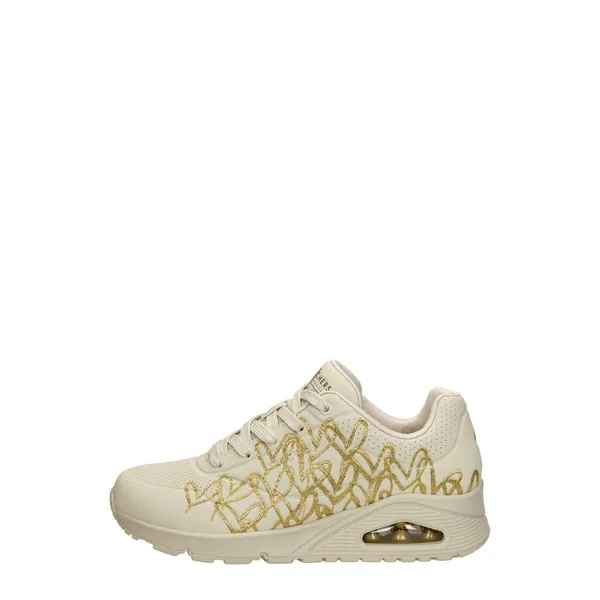 Skechers Uno-golden Heart Gebroken wit