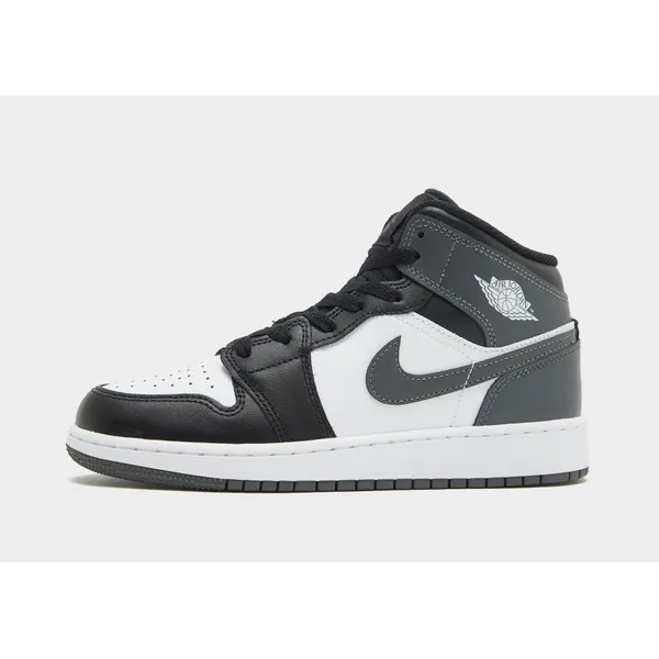 Jordan Air 1 Mid Junior - Zwart, Zwart Zwart