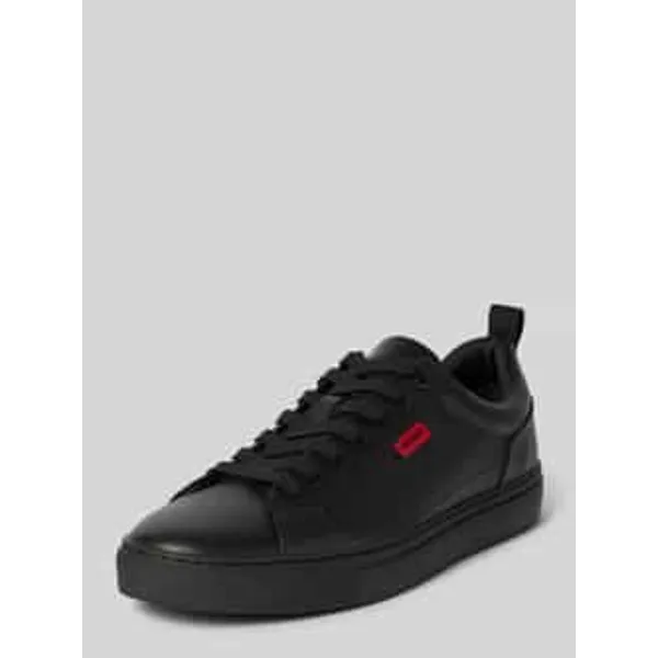 HUGO Sneakers met treklus, model 'Morrie' Zwart