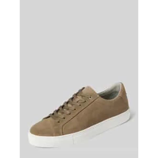 Digel Leren sneakers met labeldetail, model 'Summer' Olijfgroen — vergelijk prijzen bij 1 winkel