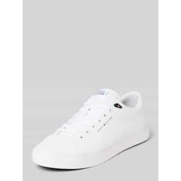 Tommy Hilfiger Lage sneakers met labelprint Wit