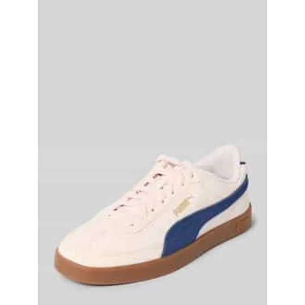 PUMA Sneakers van Leer met Rubberzool Model ' CLUB II ERA' Lichtroze