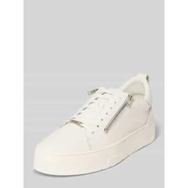 Antony Morato Leren sneakers met ritssluiting Wit