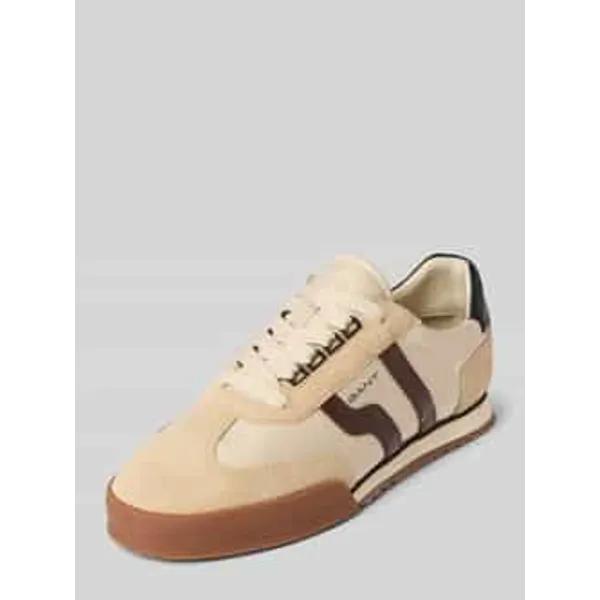 Gant Sneakers met labeldetail, model 'Baylle' Zand