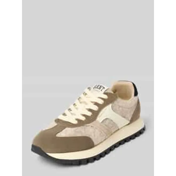 Gant Sneakers met labeldetails, model 'Caffay' Taupe