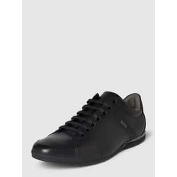 Boss sneakers van Leer Model 'SATURN_LOWP_LUX4 A' Zwart — vergelijk prijzen bij 1 winkel