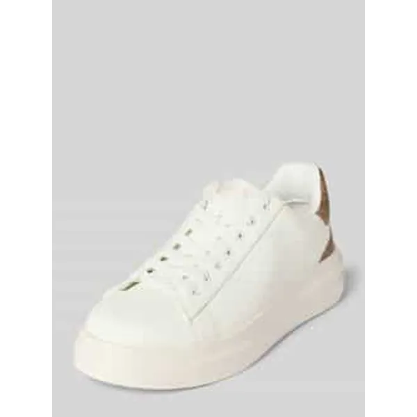 Guess Sneakers van Leermix Model 'ELBINA' Wit