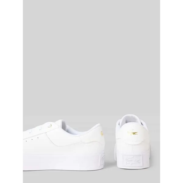 Lacoste Leermix Model "Ziane Platform 124" Wit, foto 2 van 2