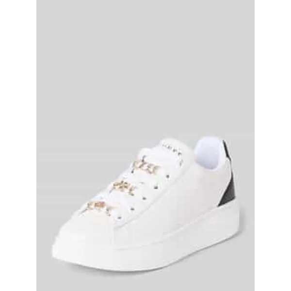 Guess Sneaker van een mix van leer model 'Fionia' Wit