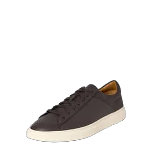 Boss Low-top-sneakers van leermix Model 'KIERANN_TENN_IWVPU' Donkerbruin — vergelijk prijzen bij 1 winkel