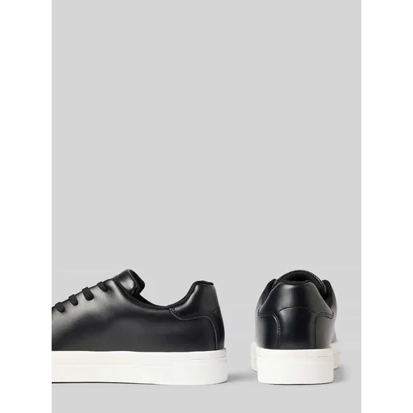 Selected Homme Low Top van Echt Leer Model "David" Wit, foto 2 van 2