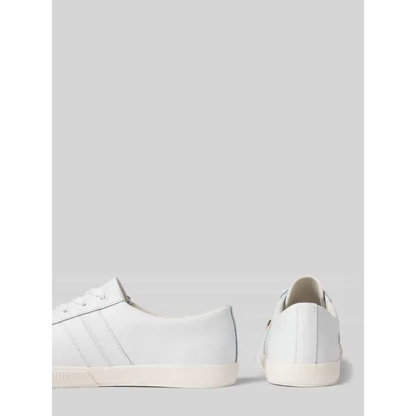 Lauren Ralph Lauren Leer met Labelapplicatie Model "Janson Ii" Wit, foto 2 van 2
