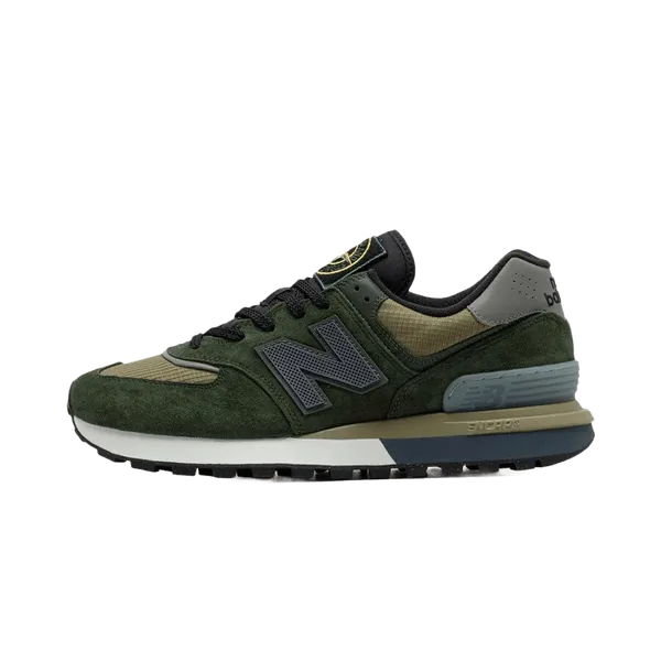 New Balance 574 Legacy x Stone Island Dark Green, foto 2 van 2