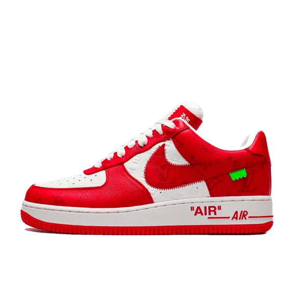 Nike Air Force 1 Low Louis Vuitton Virgil Abloh White Red, vergelijk prijzen bij 1 winkel