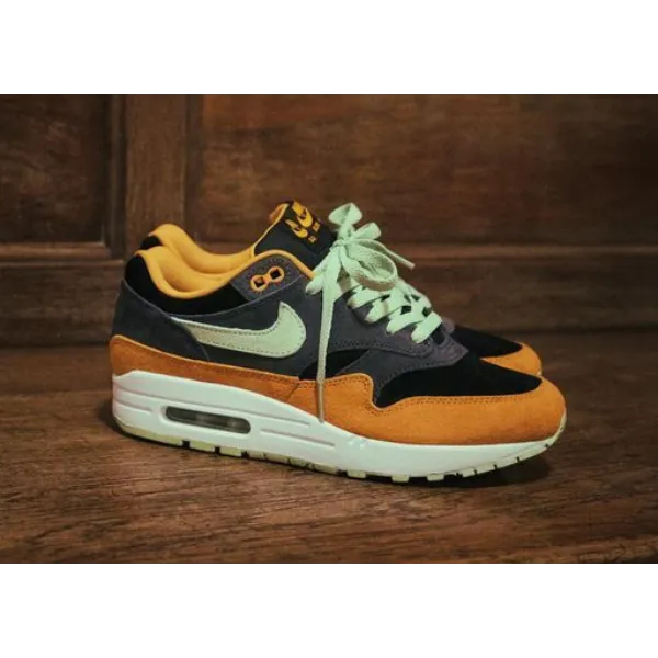 Nike Air Max 1 Premium Honeydew Oranje, foto 4 van 5
