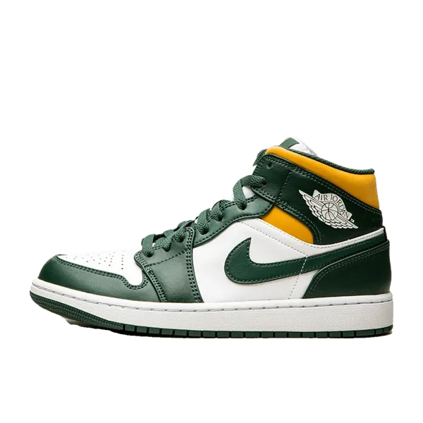 Air Jordan 1 Mid Sonics (2021) Groen, vergelijk prijzen bij 1 winkel