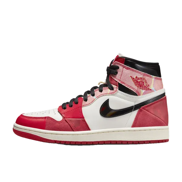 Air Jordan 1 High OG Spider-Man Across the Spider-Verse Rood, vergelijk prijzen bij 2 winkels