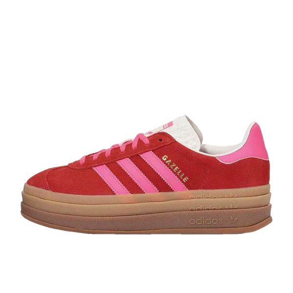 adidas Gazelle Bold Collegiate Red Lucid Pink, vergelijk prijzen bij 2 winkels