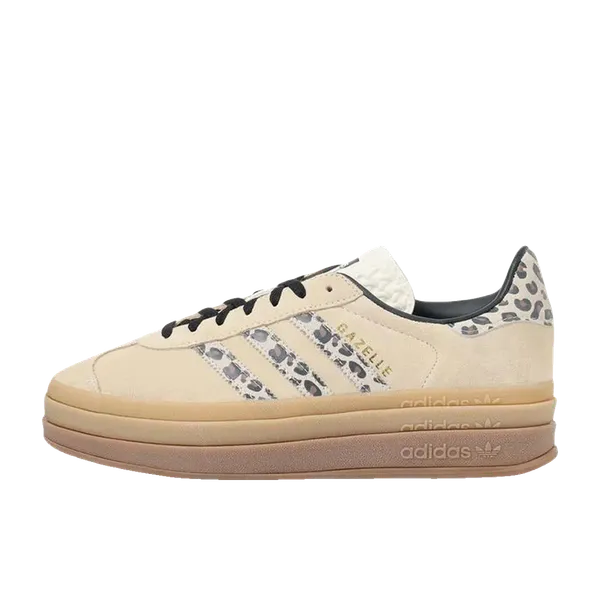 adidas Gazelle Bold Cream Black Leopard, vergelijk prijzen bij 2 winkels
