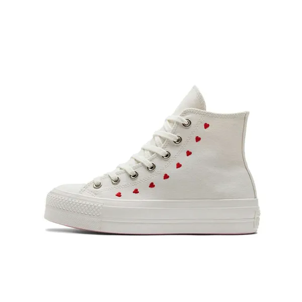 Converse Chuck 70 White Red Hearts, vergelijk prijzen bij 1 winkel