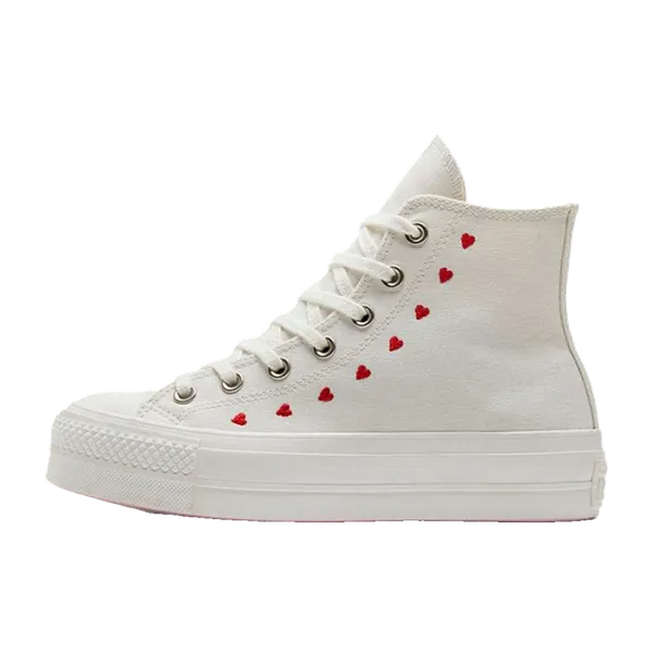 Converse Chuck 70 White Red Hearts, vergelijk prijzen bij 1 winkel