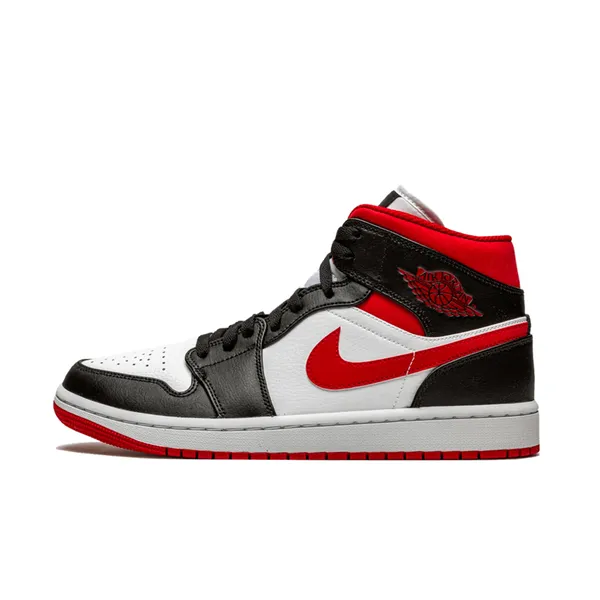 Air Jordan 1 Mid Gym Red Black White Rood/Zwart/Wit, foto 2 van 2