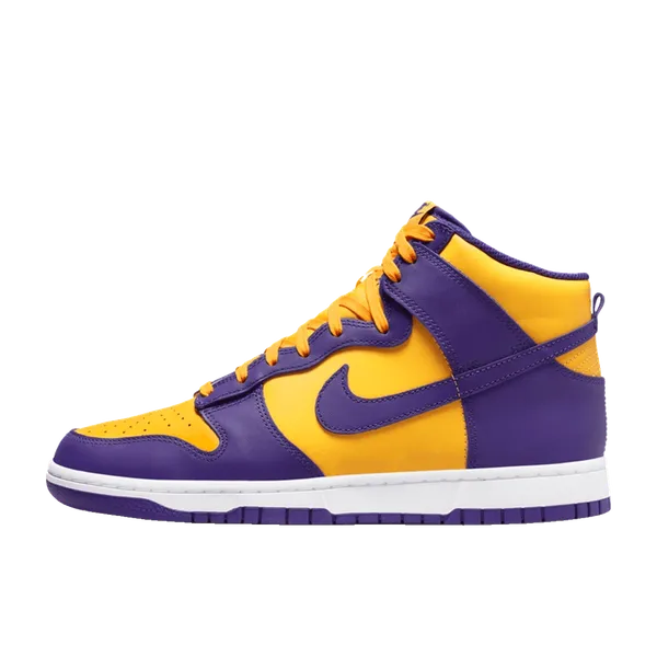 Nike Dunk High Lakers Geel, vergelijk prijzen bij 1 winkel