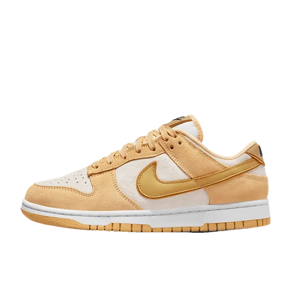 Nike Dunk Low Celestial Gold Suede, vergelijk prijzen bij 2 winkels