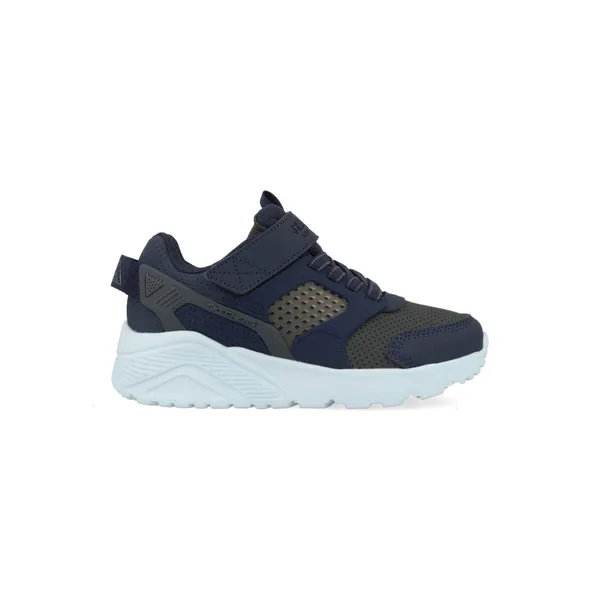 Skechers Uno - Lite - GRIDSTILL 405715L/NVCC Blauw maat Silver
