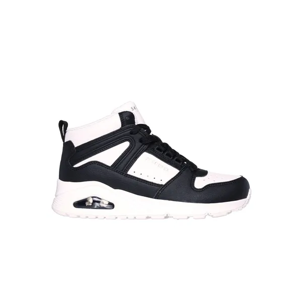 Skechers Uno-High Regards 177099/WBK Wit / Zwart maat Wit